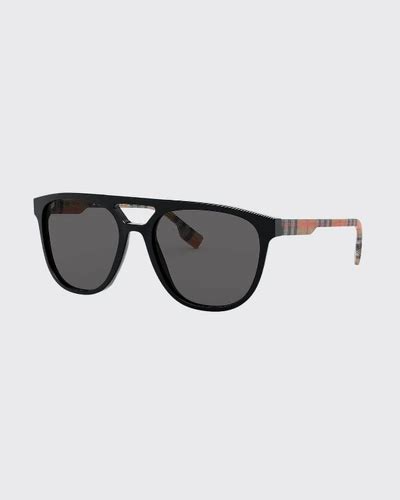 burberry square sunglasses men|Burberry vintage check sunglasses.